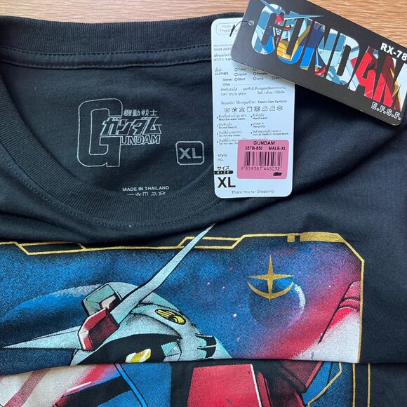 GUNDAM - Gundam RX-78-2 Mobile Suit Graphic T-Shirt (Rare) - Picture 4 of 4